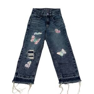 Justice Butterfly Jean sz 7 Girls